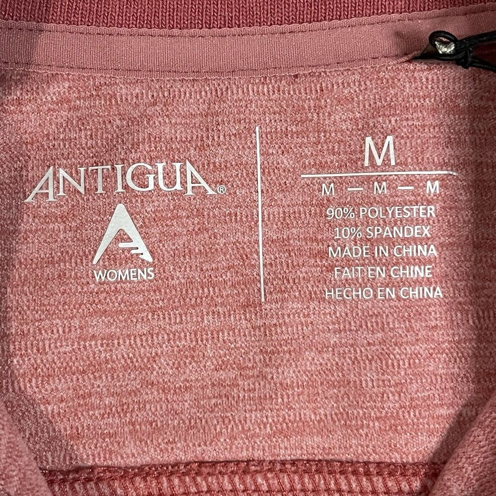 Antigua Connection Chicago Bulls Soft Pullover SweatShirt 1/4 Button Women's M - Picture 4 of 12